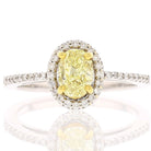 Fancy Yellow Diamond 0.99 Carat Ring - David's Antiques & Jewelry