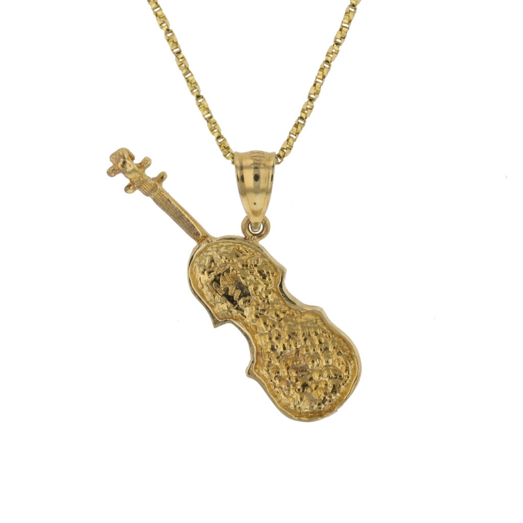 2D Cello Pendant - David's Antiques & Jewelry
