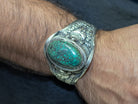 Sterling Silver Turquoise Cuff Bracelet - David's Antiques & Jewelry