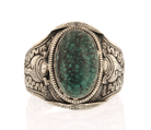 Sterling Silver Turquoise Cuff Bracelet - David's Antiques & Jewelry