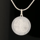 Sterling Silver Saint Lazarus Medallion - David's Antiques & Jewelry