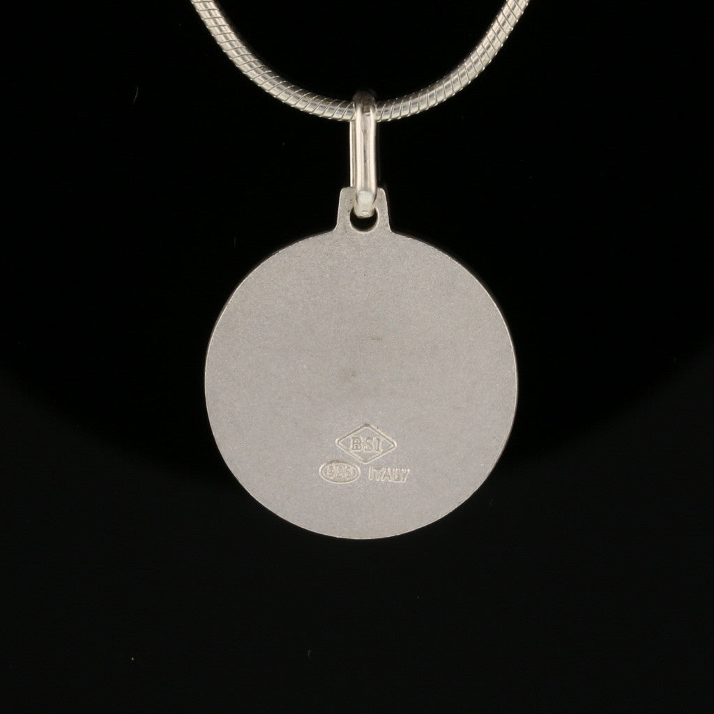 Sterling Silver Saint Lazarus Medallion - David's Antiques & Jewelry