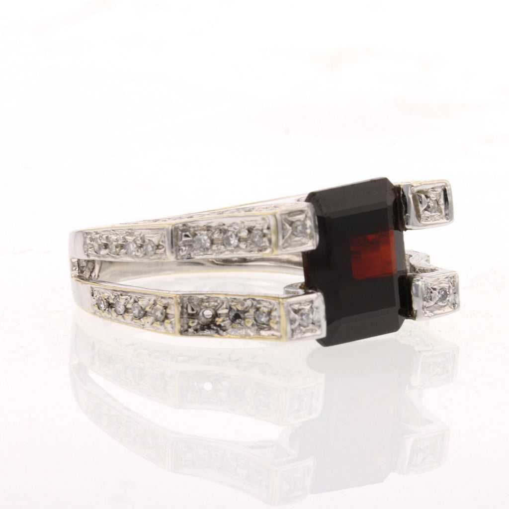 Contemporary Diamond Ring - David's Antiques & Jewelry