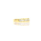 18K Yellow Gold Diamond Princess Cut Ring 0.80 ct - David's Antiques & Jewelry