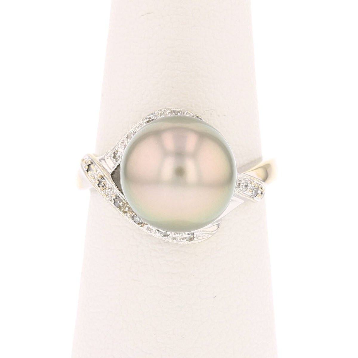 Tahitian Pearl, Diamond Ring