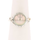 Tahitian Pearl, Diamond Ring - David's Antiques & Jewelry