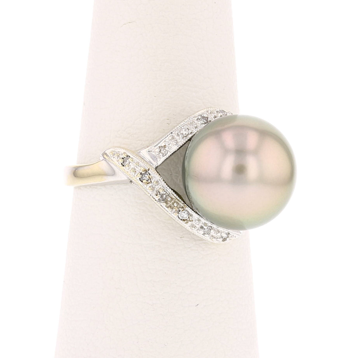 Tahitian Pearl, Diamond Ring