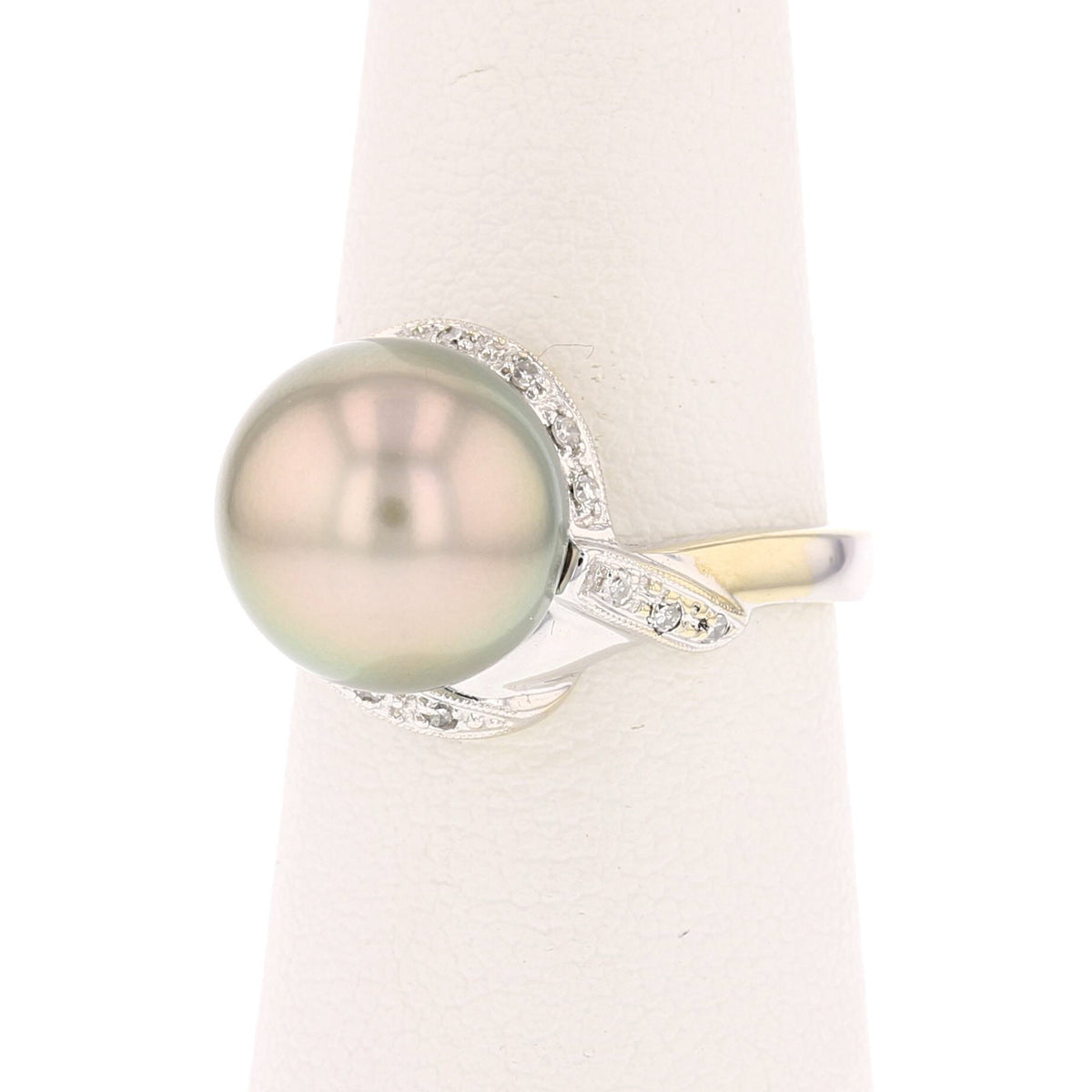 Tahitian Pearl, Diamond Ring