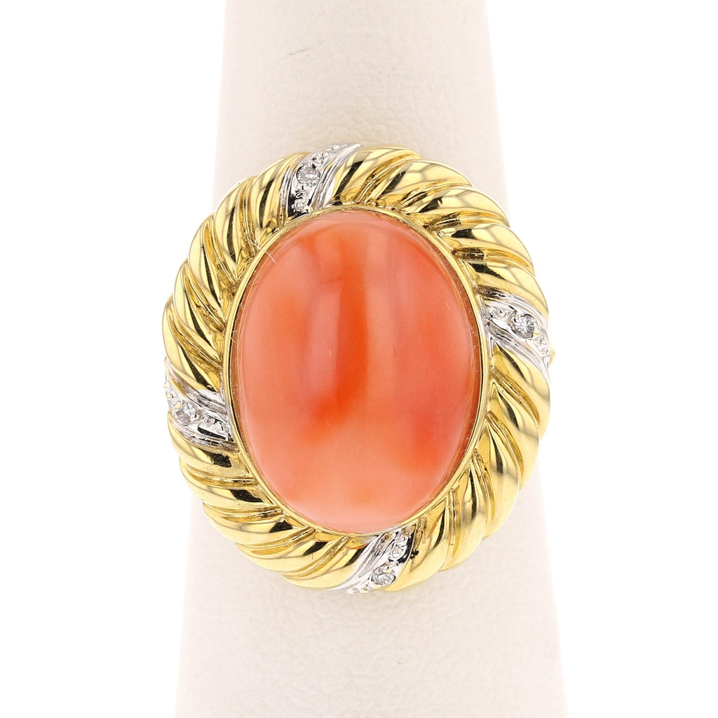 Coral Ring - David's Antiques & Jewelry