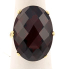 14K Yellow Gold Mozambique Garnet Ring - David's Antiques & Jewelry