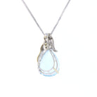 Pear Aqua White Gold - David's Antiques & Jewelry