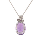 Amethyst, Ruby, Diamond Pendant - David's Antiques & Jewelry