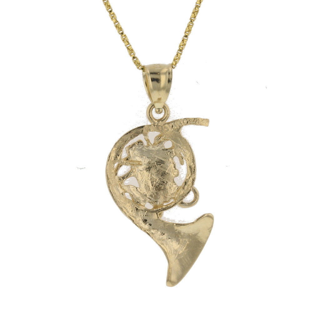 French Horn Pendant - David's Antiques & Jewelry
