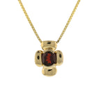 Clover Garnet Pendant - David's Antiques & Jewelry