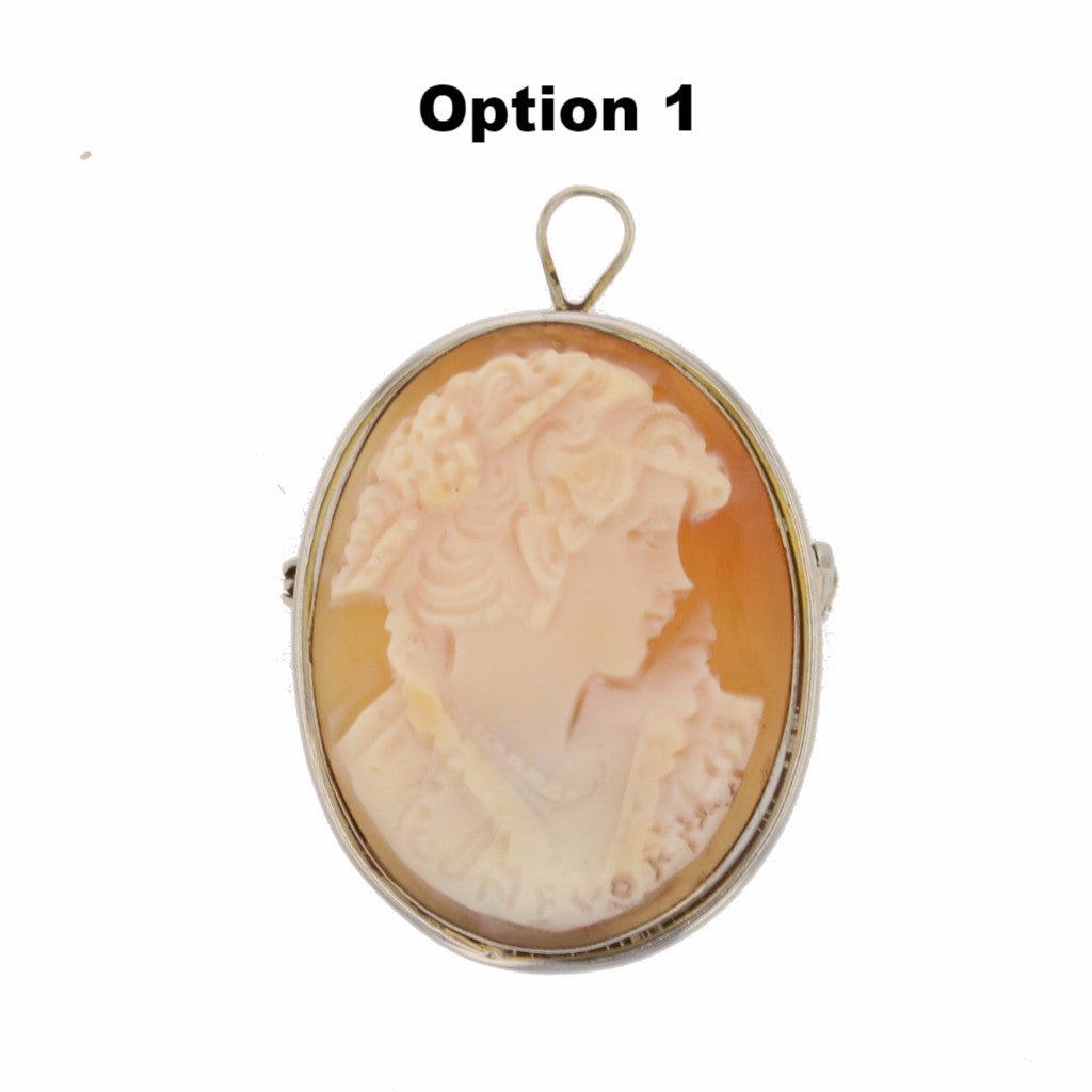 Sterling Silver 1920's Cameo - David's Antiques & Jewelry