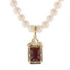 Emerald Garnet Pendant - David's Antiques & Jewelry