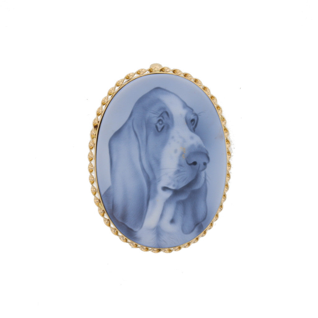 Dog Cameo - David's Antiques & Jewelry