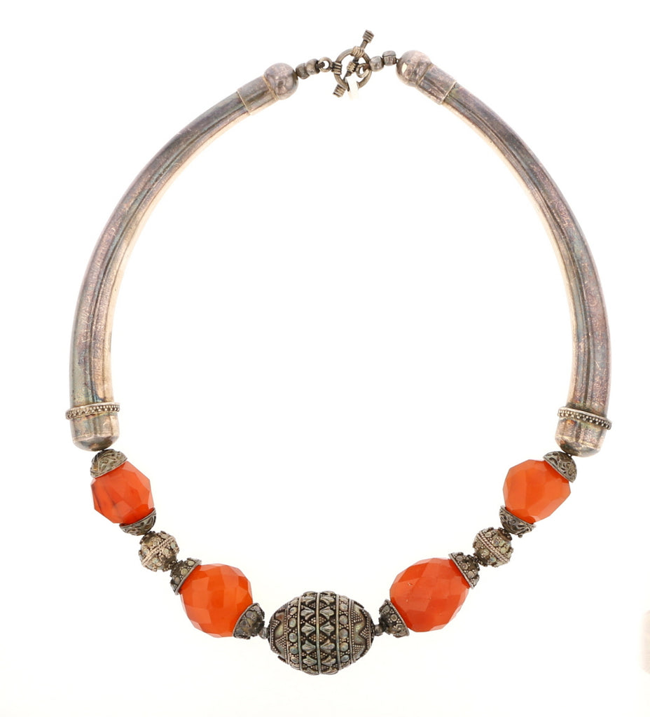 Antique Carnelian & Sterling - David's Antiques & Jewelry