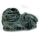 Unfinished Jade Carving of Mother and Child Foo Lioness - David's Antiques & Jewelry