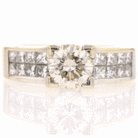 Diamond Ring and Band in 14K White Gold - David's Antiques & Jewelry