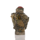 Antique Chinese Snuff Bottle – Intricate Metalwork Design - David's Antiques & Jewelry