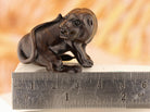 Vintage Carved Ironwood Lioness Netsuke - David's Antiques & Jewelry