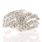Cluster Diamond Bridal Ring - David's Antiques & Jewelry