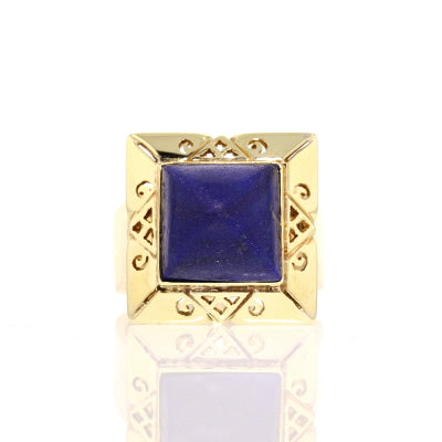 Vintage Lapis Lazuli Ring - David's Antiques & Jewelry