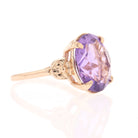 Purple Amethyst Oval Ring - David's Antiques & Jewelry