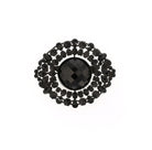 Antique Victorian French Jet Brooch - David's Antiques & Jewelry