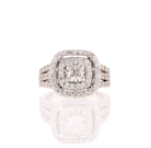 Diamond Cushion Ring in GIA Graded - David's Antiques & Jewelry