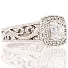 1 Carat Cushion Cut Diamond Ring - David's Antiques & Jewelry