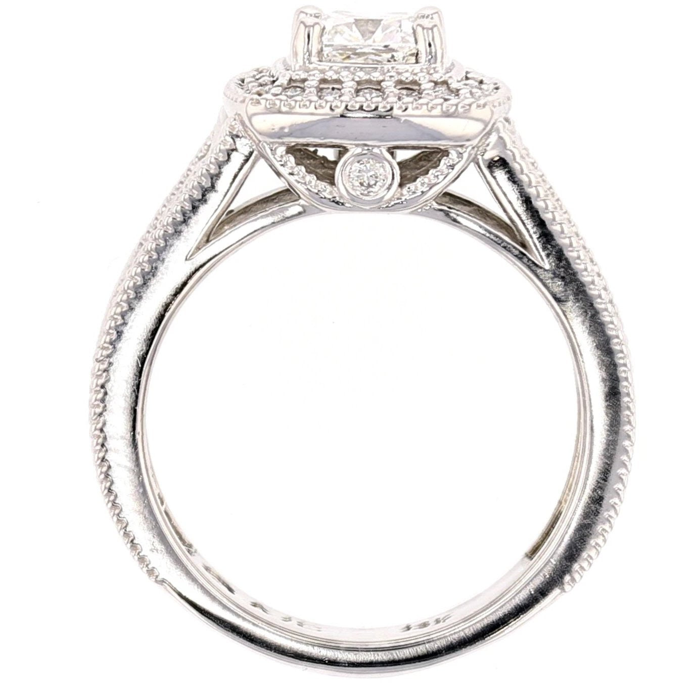 1 Carat Cushion Cut Diamond Ring - David's Antiques & Jewelry