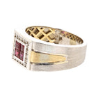 Off center view of the ring