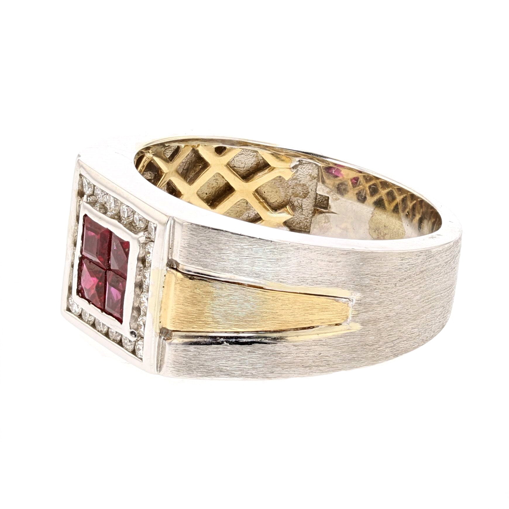 Off center view of the ring