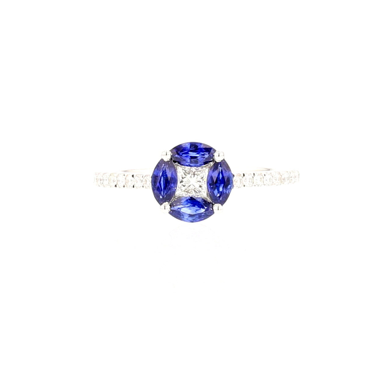 Vintage Sapphire and Diamond Ring