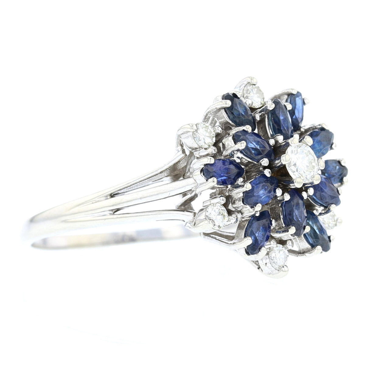 Diamond, Sapphire Ring