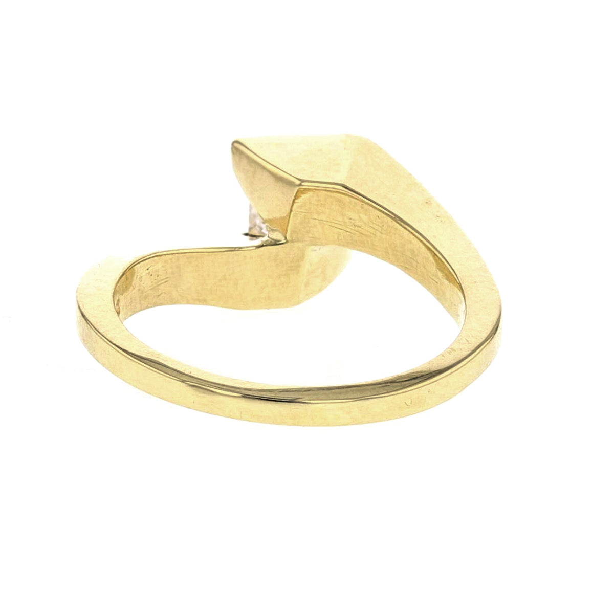 14KYG Yellow Gold Princess Cut Diamond Ring