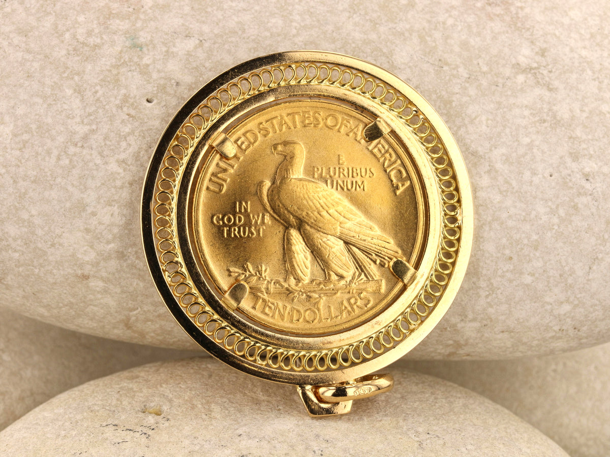 1910 Indian Head Replica Coin Pendant