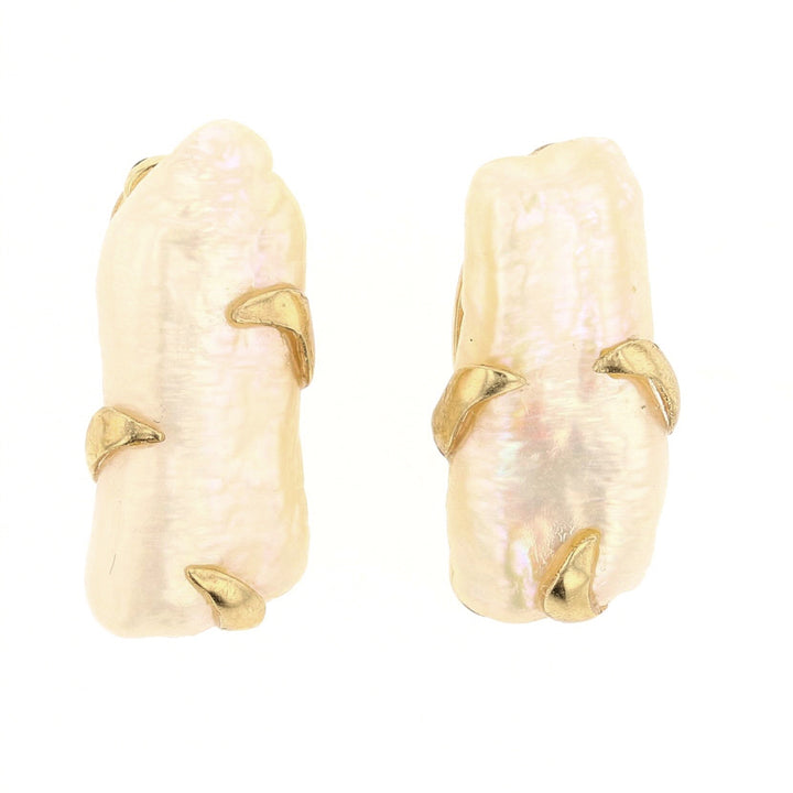 Fresh Water Stick Pearl Earrings