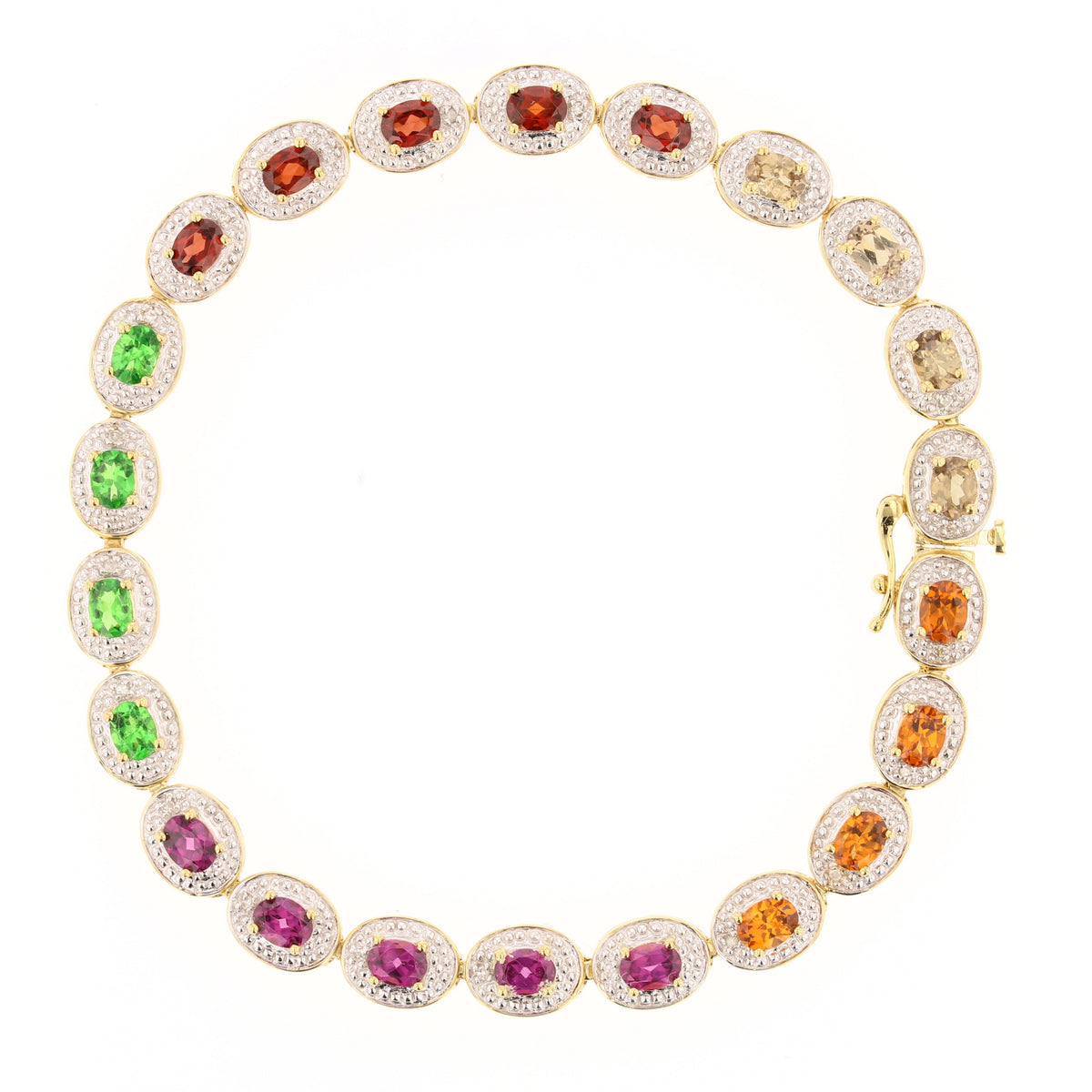 Multi Color Garnet Bracelet