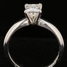 off center view of the ring, seeing more of the shank 