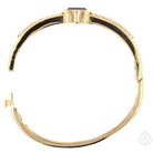 Opened up bracelet looking from the top 