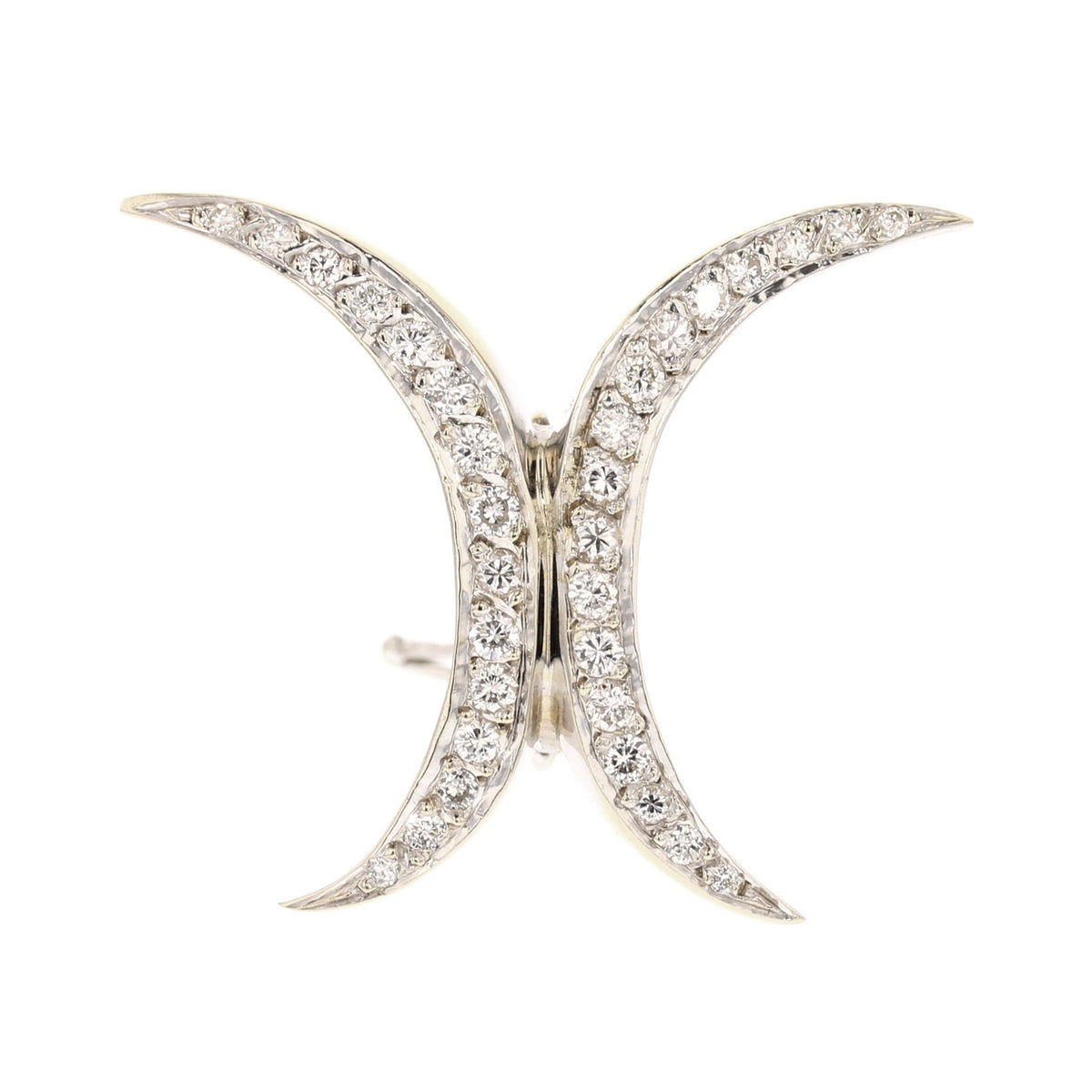 Versatile Diamond Gold Cuff Bracelet