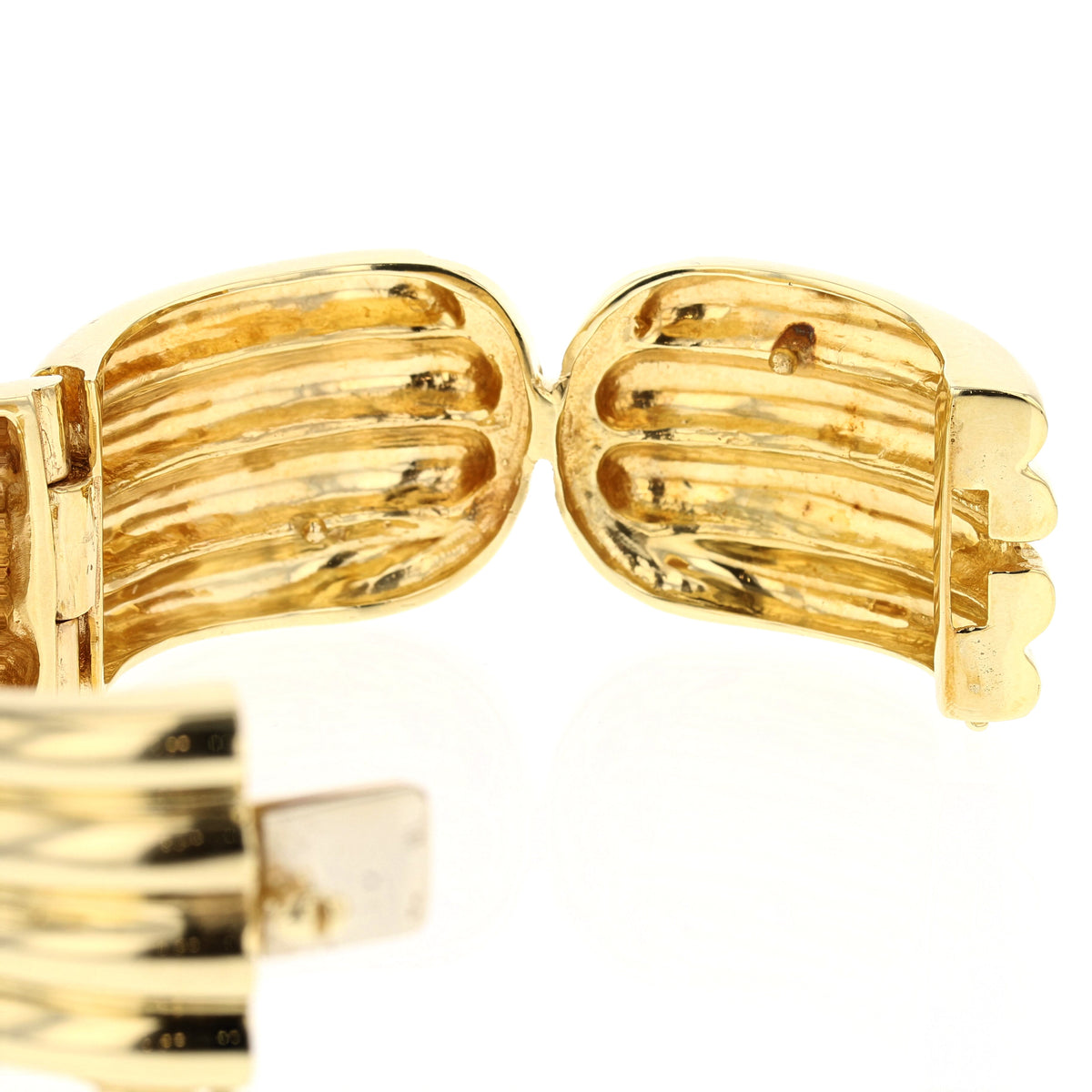 Versatile Diamond Gold Cuff Bracelet