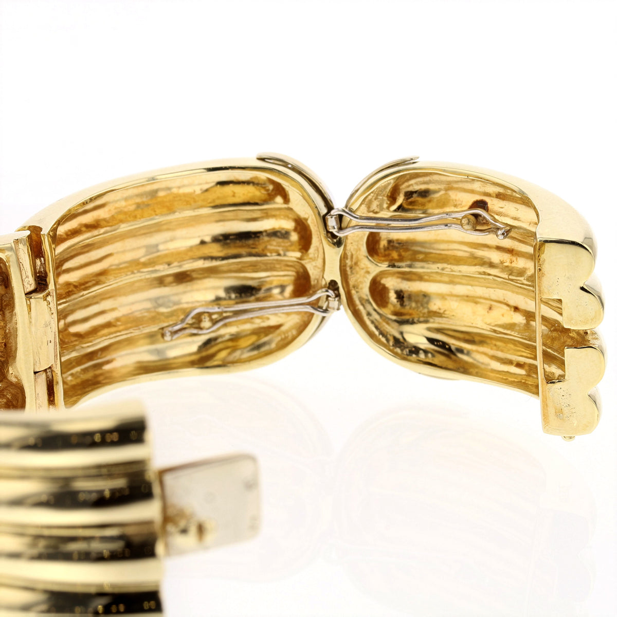 Versatile Diamond Gold Cuff Bracelet