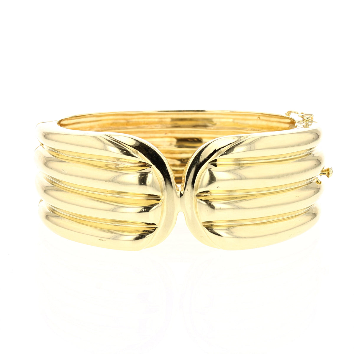 Versatile Diamond Gold Cuff Bracelet