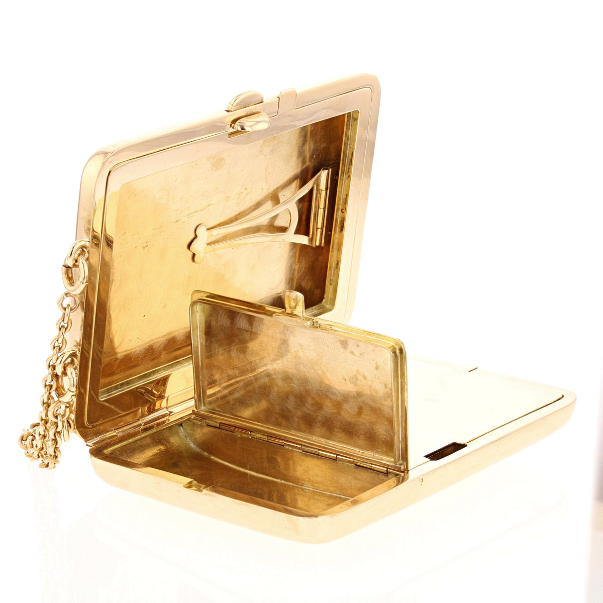 Antique Gold Compact Wallet