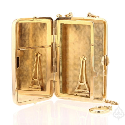 Antique Gold Compact Wallet