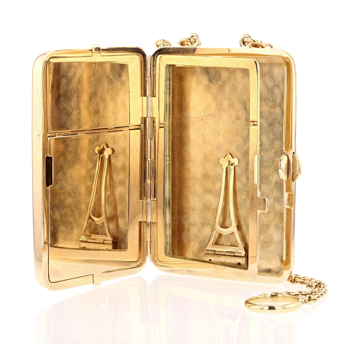 Antique Gold Compact Wallet